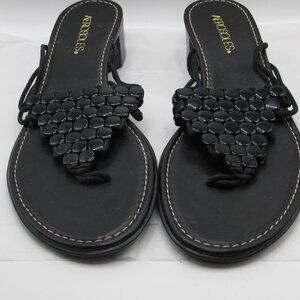 Aerosoles spice black combo sandal in 8.5M